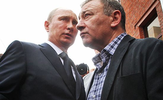 Аркадий Ротенберг и Владимир Путин